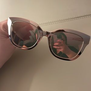 Christian Dior Diorama 1 Pink Rose Gold Sunglasses with case and lens cloth